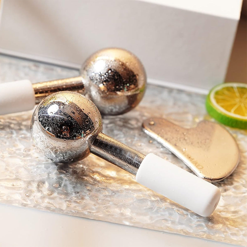 Stainless Steel Facial and Neck Cryo Globe Roller
