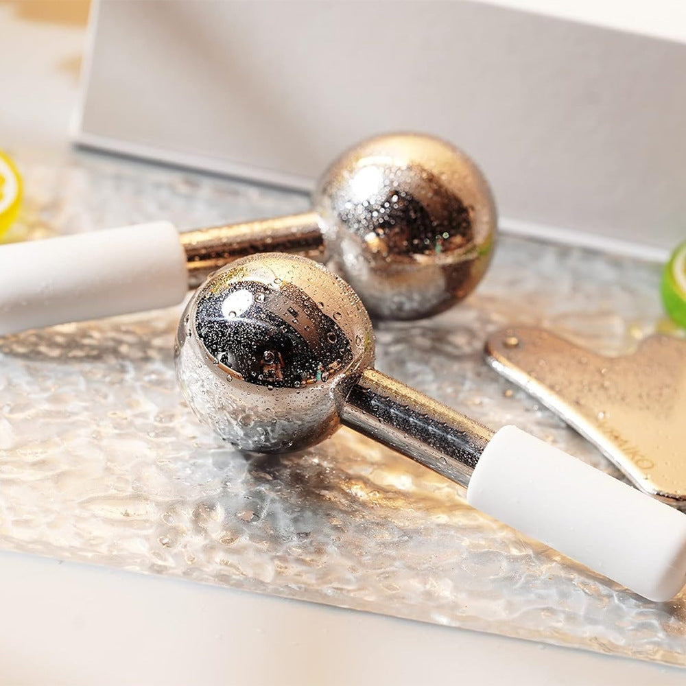 Stainless Steel Facial and Neck Cryo Globe Roller
